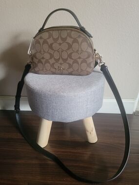 New Coach Serena Satchel In Signature Canvas